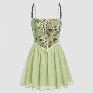 Secret Garden Corset Mini Dress